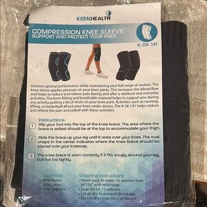 Black Knee Support Sleeve